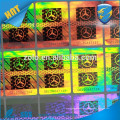 High Residue Total transfer security void label/tamper evident holographic pattern